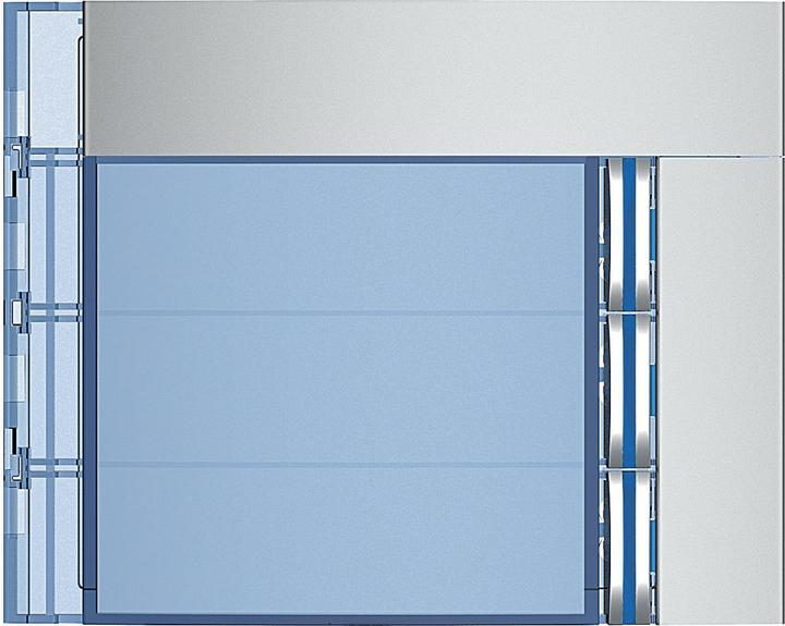 Produktbild Bticino Frontblende Ruftasten-Modul Sfera New mit 3 Ruftasten Allmetal