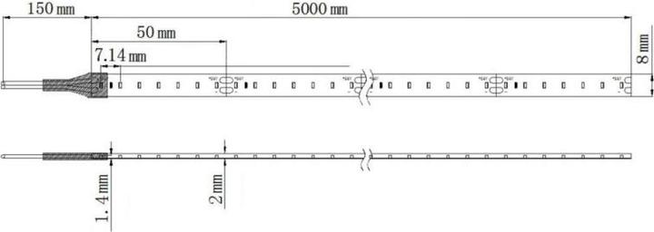 Actual product image Barthelme LED strips (Neutral White, 500 cm, Indoor, Outdoor)
