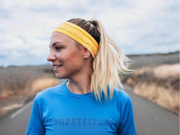 Actual product image Compressport Thin Headband On/Off Citrus