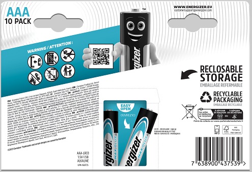 Produktbild Energizer Max Plus Alkaline (10 Stk., AAA)