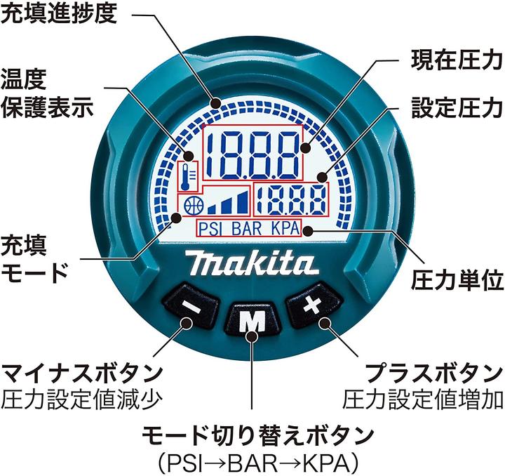 Immagine prodotto Makita MP001GZ (11.10 bar, 24 l)