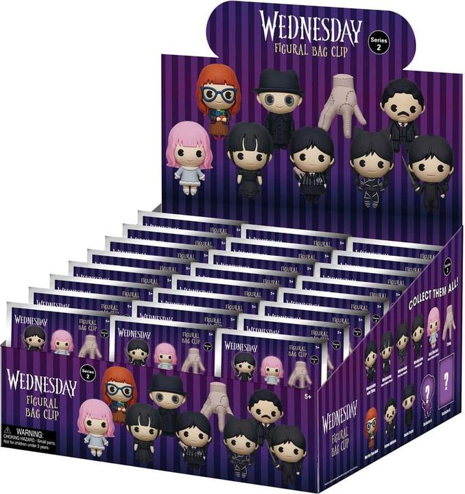 Immagine prodotto Monogram Int. Wednesday 3D PVC-Taschenanhänger Series 2 Display (24)