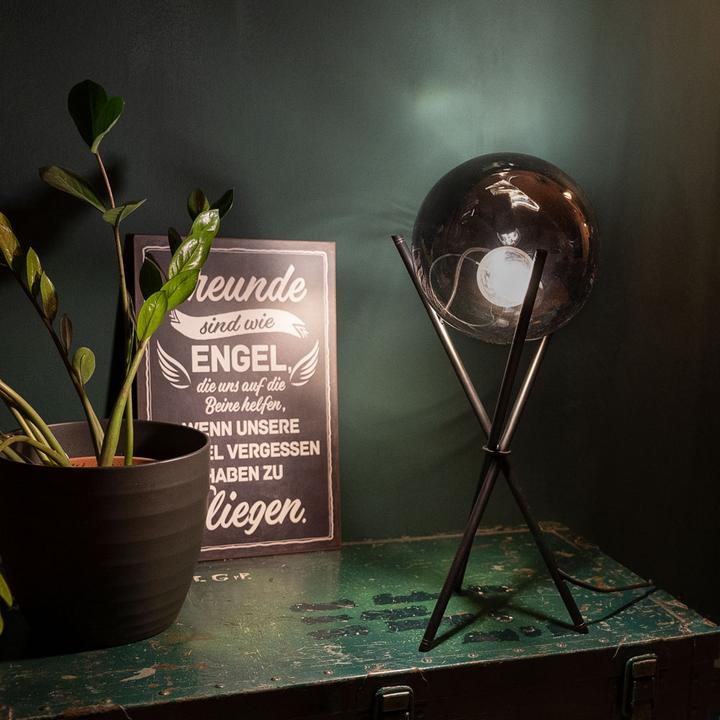 Actual product image s.luce Orb glass table lamp tripod 20cm (E27)