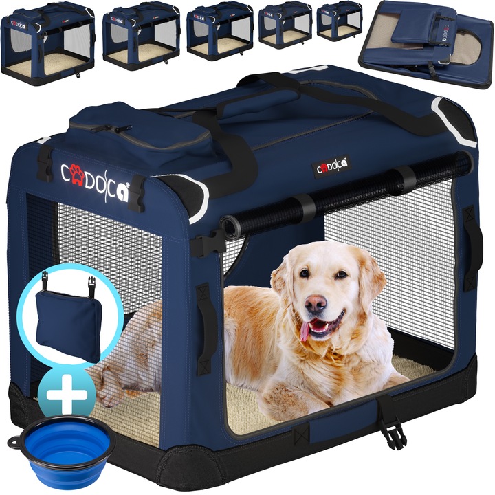 Produktbild Cadoca Hundetransportbox (Hund, Faltbar)