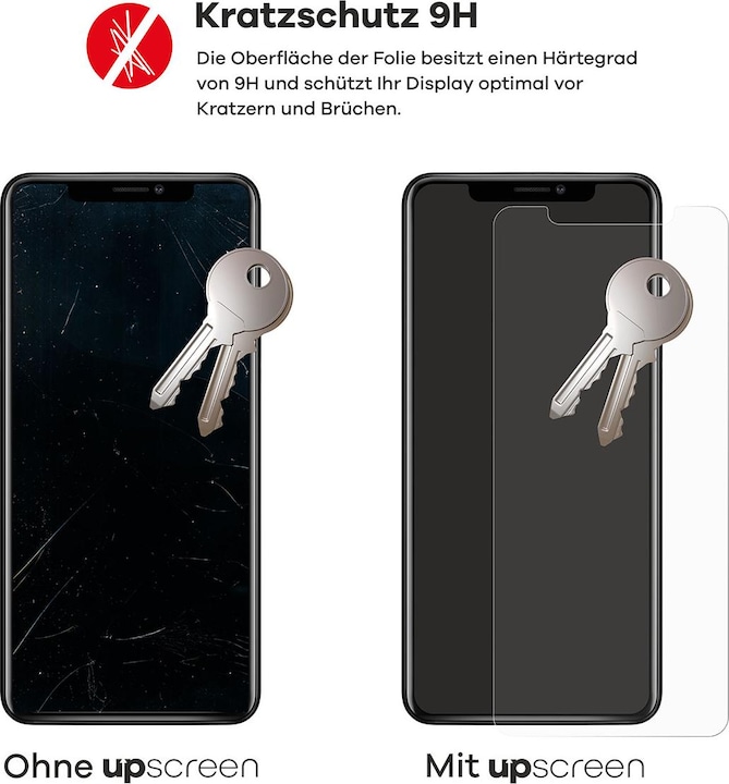 Produktbild upscreen Scratch Shield Panzerglasfolie (1 Stück, Samsung Galaxy A55)