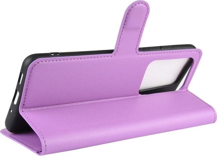 Actual product image Cover-Discount Galaxy S20 Ultra - Leather case cover purple (Samsung Galaxy S20 Ultra)