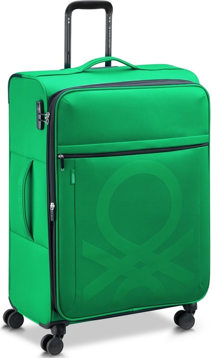 Immagine prodotto Delsey Paris x United Colors of Benetton Colour Block Trolley a 4 ruote L 77 cm con piega elastica (114 l, XL (da 115l))