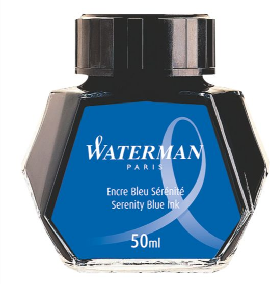 Waterman Tintenflacon (Tintenfass, Blau, Königsblau)