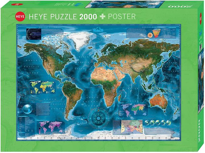 Produktbild Heye Satellite Map Standard (2000 Teile)
