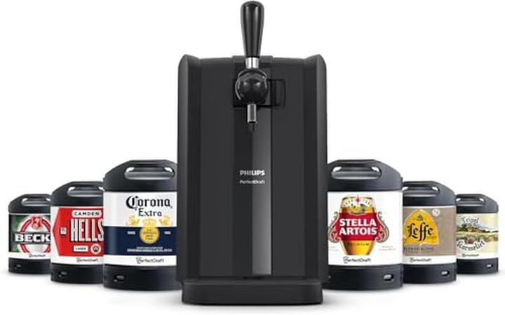 Actual product image Philips Perfect Draft Home Beer Tap with LED Indicators for Fresh Cold Beer