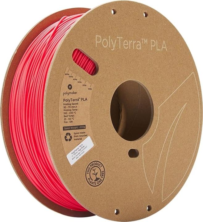 Actual product image Polymaker PolyTerra PLA - Rose - 2.85mm (PLA, 2.85 mm, 1000 g, Rose)