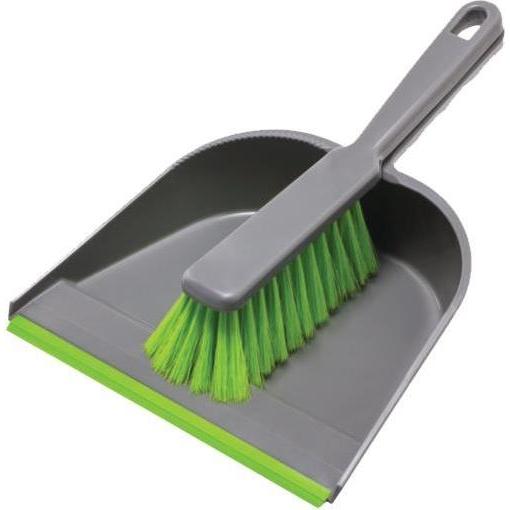 Okko PALA CON GOMMA+SCOPA 062020, Utensili pulizia, Verde, Grigio