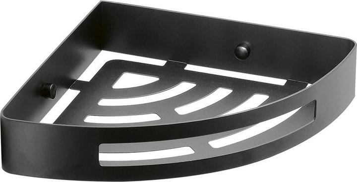 Produktbild Gedy Nerva Shower Caddy Corner Matt Black (21 x 21 x 5.80 cm)