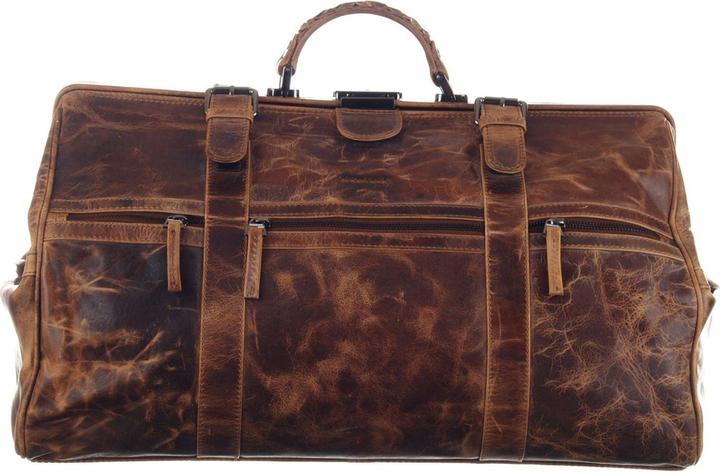 Immagine prodotto Greenland Nature Montana Borsa da viaggio Weekender RFID in pelle 51 cm (37 l)