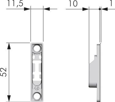 Immagine prodotto Italiana Ferramenta Aste frenate per ante a ribalta Kiaro