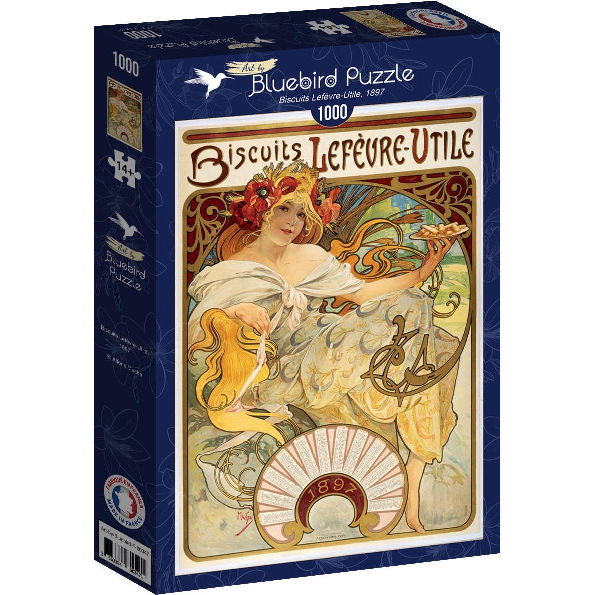 Bluebird Puzzle 1000 pezzi Biscotti Lefèvre-Utile, 1897 (1000 pezzi)
