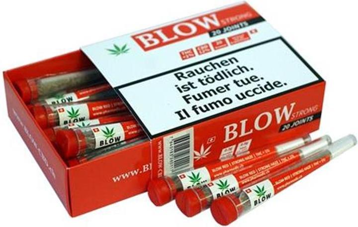 Image du produit Pharmedic Group Pré-construit CBD Joint Mix "Cheese" 1 pc rouge (Intérieur)