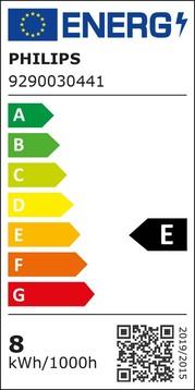 Energie-Label Philips Master (G5, 8 W, 1000 lm, 10 x, E)