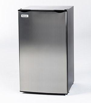 Actual product image Ravanson LKK-90S Fridge Freezer Freestanding 91 l F Black Silver (91 l)