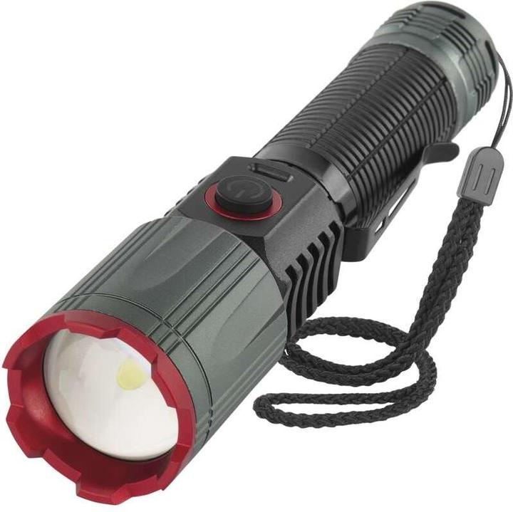 Emos LED RECHAR.METAL FLASHLIGHT MED 1300lm,2200mAh (15 cm, 1200 lm)