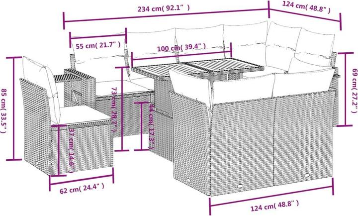 Produktbild vidaXL Malakai