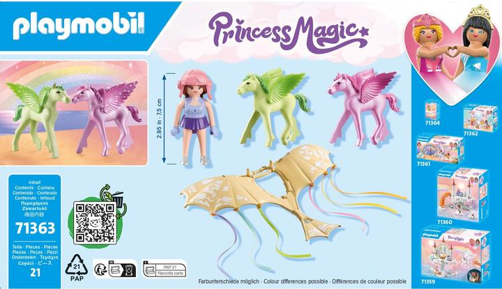 Produktbild Playmobil Himmlischer Ausflug mit Pegasusfohlen (71363, Playmobil Princess)