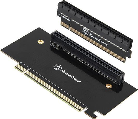 Actual product image Silverstone SST-RC06B PCI Express 4.0 x16 riser card for RVZ01, RVZ03 and ML07