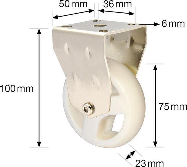 Image du produit Wagner System Roulettes pivotantes et fixes