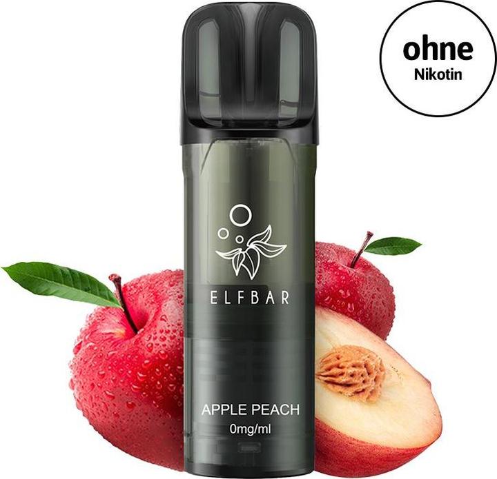 Immagine prodotto Elfbar ELFA Pro V2 - 2ml Pods 0mg, Apple Peach (Mela, Pesca)