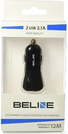 Actual product image Beline Car charger 2xUSB 2.1A black (0006)