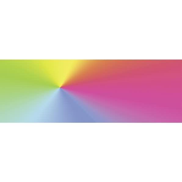 Ursus, Bastelpapier, Transparentpapier 115g/qm A4 VE=25 Blatt Regenbogen Kegel (115 g/m², 25 x)