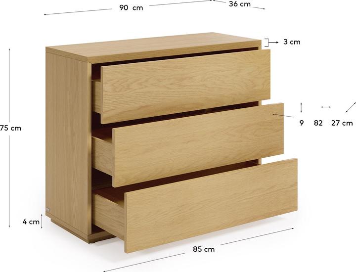 Produktbild Kave Home Abilen (36 x 90 cm)