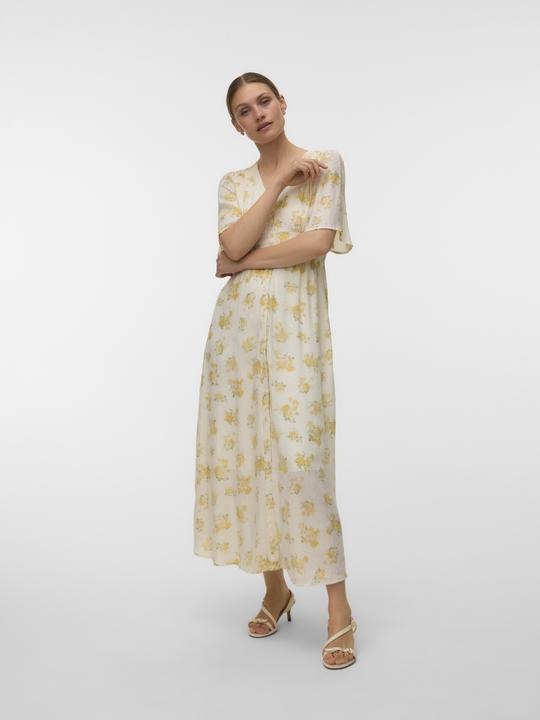 Image du produit Vero Moda VMBELLA Langes Kleid Gesmoktes Kleid (L)