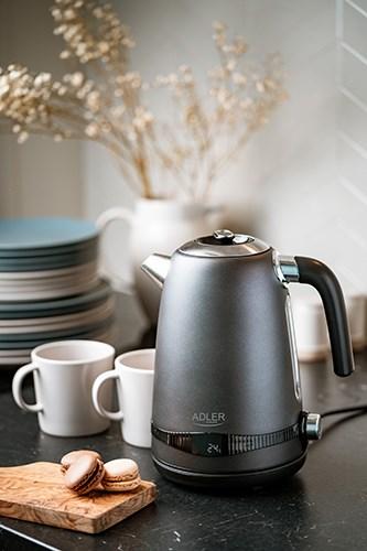 Produktbild Adler Metallkessel 1 7L mit LCD & Temperaturregelung (1.70 l)