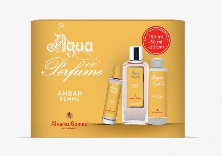 Image du produit Alvarez Gomez Ambar 150 EDP + BL200 + 30 EDP (Eau de parfum, 7.62 ml)
