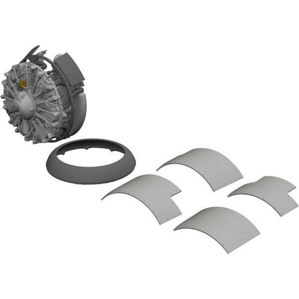 Eduard FM-2 engine PRINT 1/48