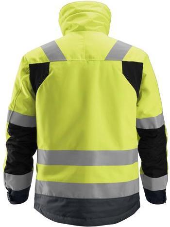 Productafbeelding Hultafors Snickers AllroundWork High-Vis vinterjakke 1130 37,5 gul/grå kl.3 str 2XL (XXL)