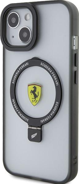 Actual product image Ferrari FEHMP15MUSCAK iPhone 15 Plus / 14 Plus 6.7" czarny/black hardcase Ring Stand 2023 Collection (Apple iPhone 14 Plus, Apple iPhone 15 Plus)