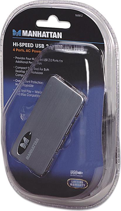Immagine prodotto Manhattan Hub USB 2.0 (USB-B, 4 porte)