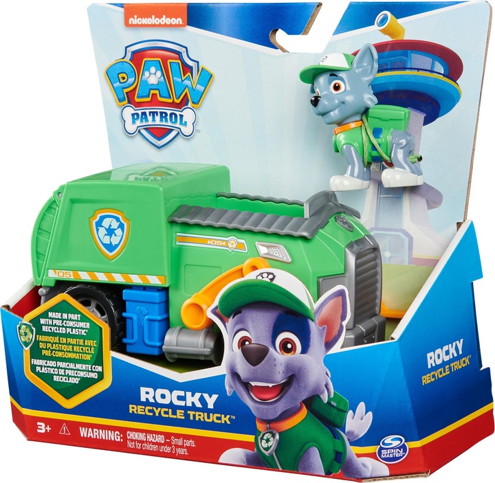 Immagine prodotto Spin Master Paw Patrol Basic Veicolo Rocky