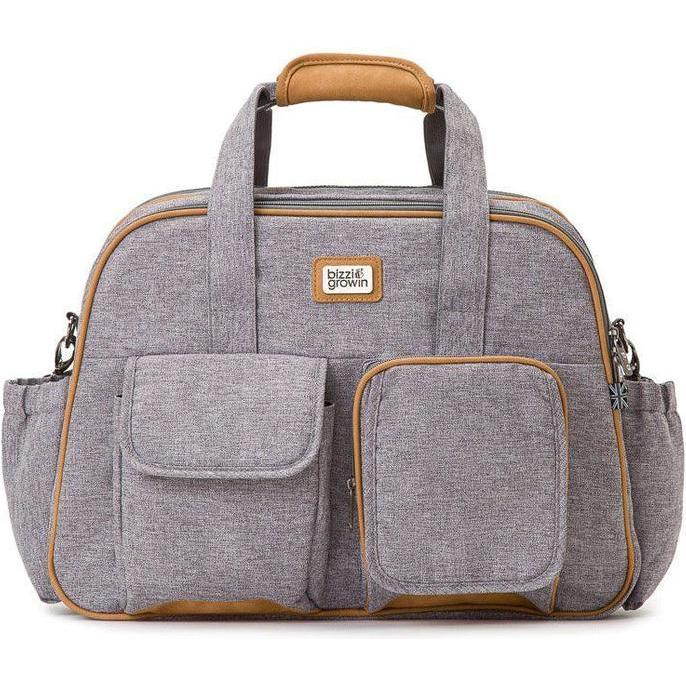 Bizzi Growin POD Baby Travel Crib Changing Bag - Windsor Grey