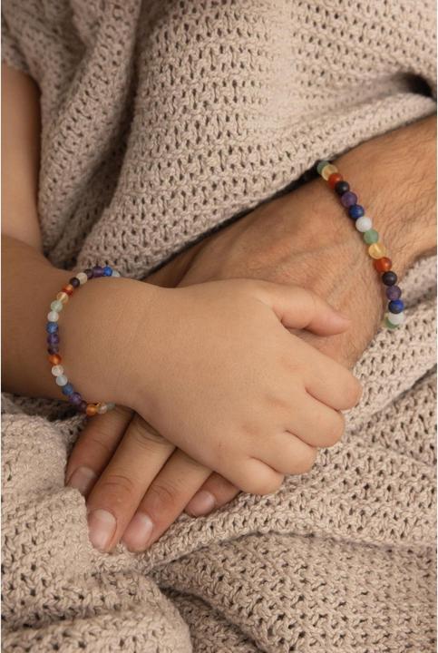 Immagine prodotto Rigi energy by ZEWI Set di braccialetti Chakra (9 cm)