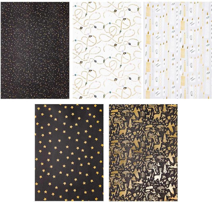 Actual product image Rico Design Christmas paper Nostalgic Christmas, 30 sheets, A4 (Wrapping paper, 1 x)