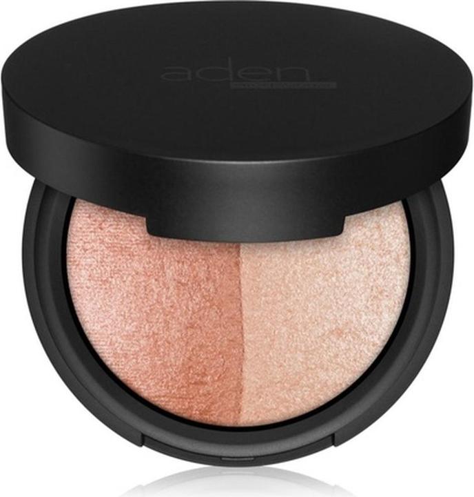 Aden Cosmetics Terracotta Bronzer & Highlighter Duo (01, Bronzer)