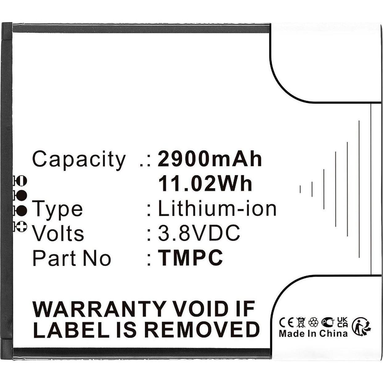 CoreParts Battery 3.8V 2900mAh 11.02Wh, Drucker Zubehör