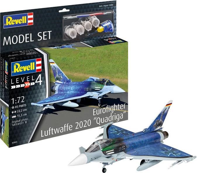 Produktbild Revell Model Set Eurofighter Luftwaffe 2020 Quadriga