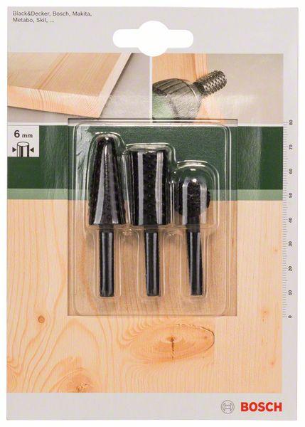 Actual product image Bosch Zubehör 3-piece wood rasp set 15.0-6.0 15.0 15.0 mm