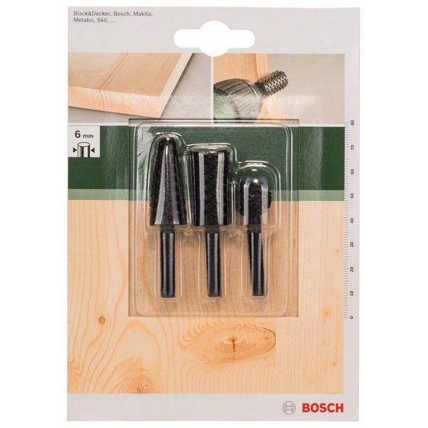 Thumbnail - Bosch Zubehör, Schleifmittel, 3tlg. Holzraspel-Set 15,0-6,0 15,0 15,0 mm