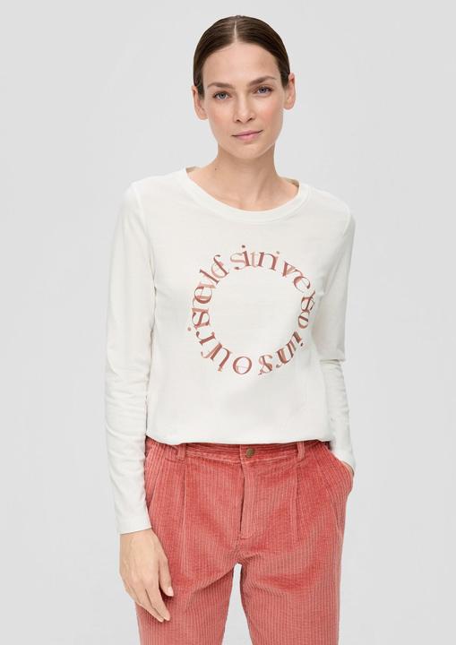 Produktbild s.Oliver T-Shirt Longsleeve mit Statement-Print (44)