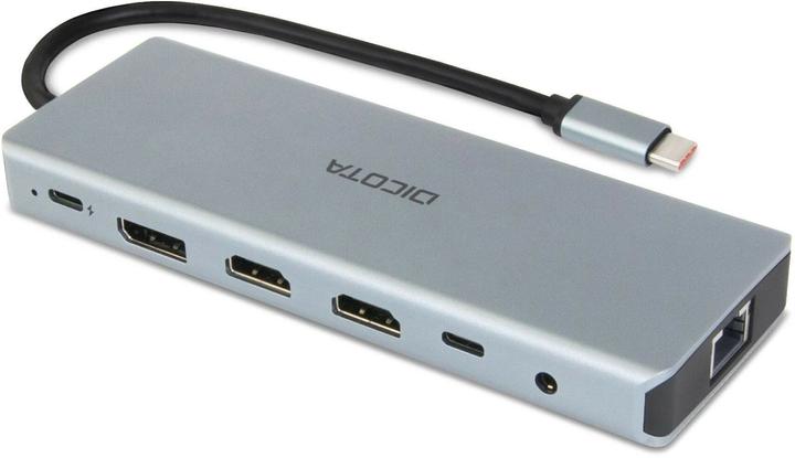 Produktbild Dicota USB-C 13-IN-1 DOCKING STATION (USB-C, 10 Ports)